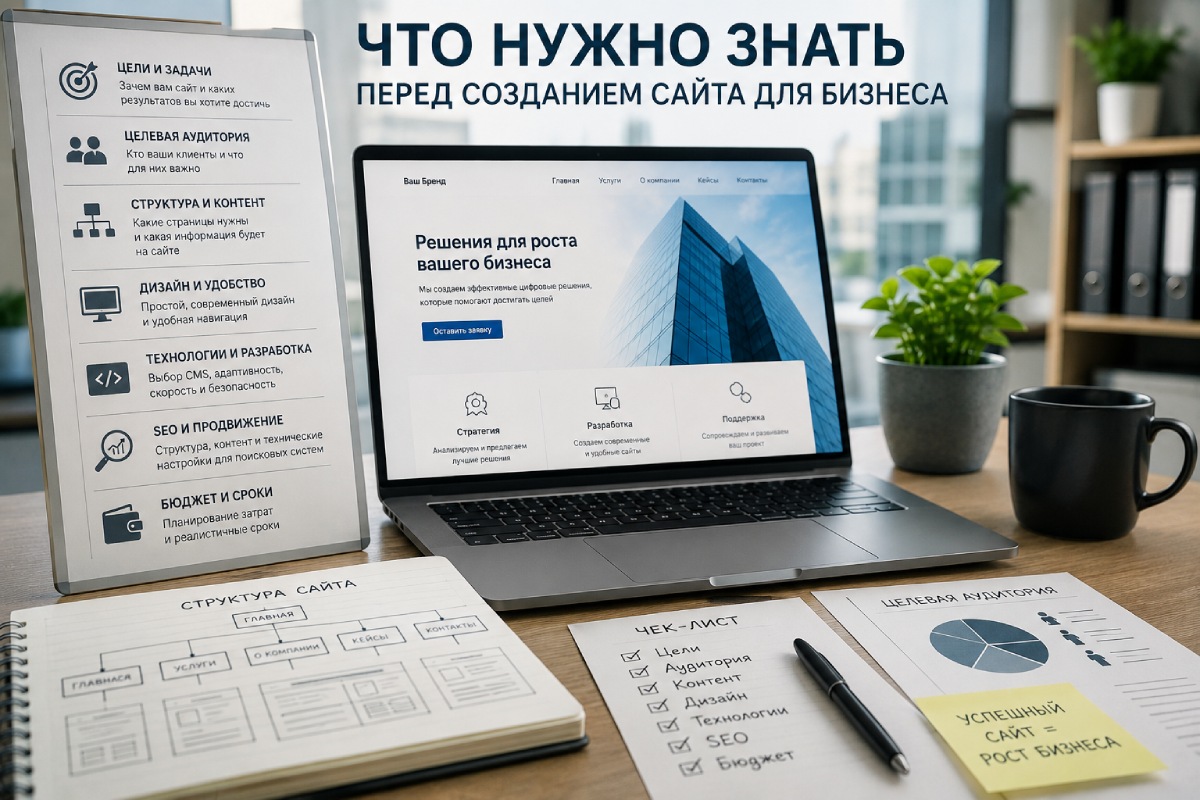 Что нужно знать перед созданием сайта для бизнеса